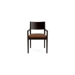 Myers Dining Chair with Leather Upholstered Seat - Image 3