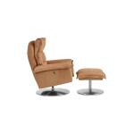 Dunn Leather Ottoman - Image 6