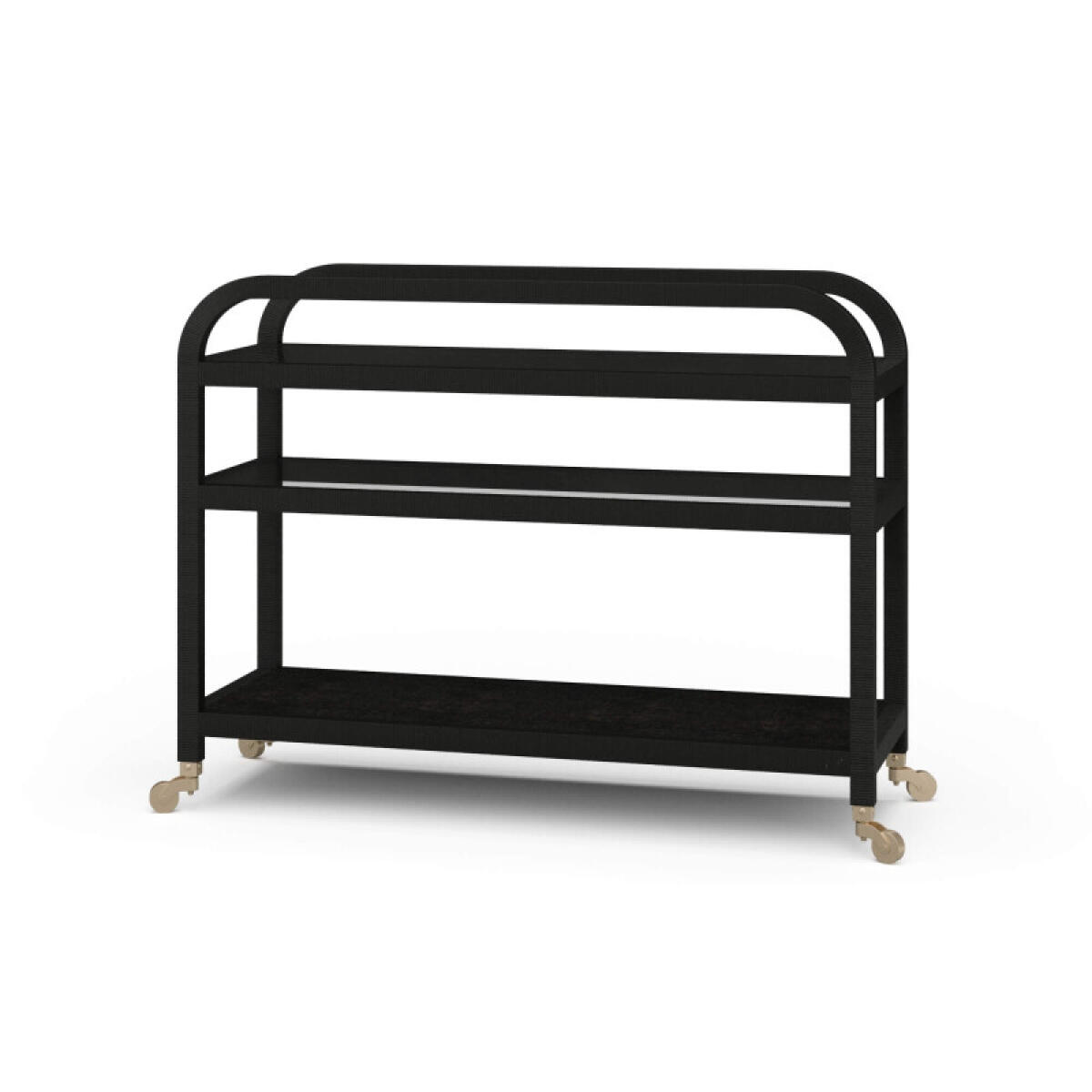 b33002e5230314bce37a6c1bd60011cd Vannes Bar Cart W/ Rattan - Image 1