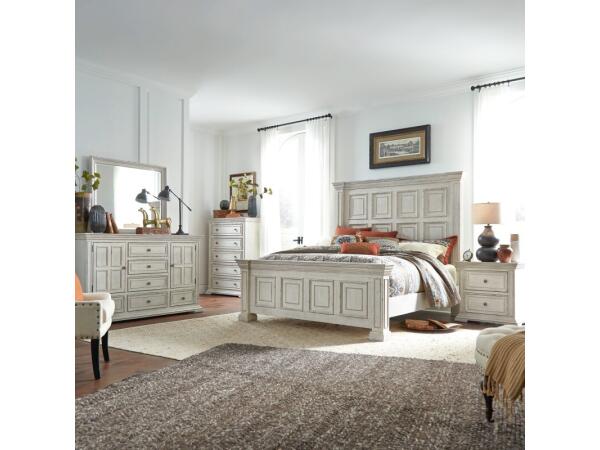 Big Valley King Panel Bed, Dresser & Mirror, Chest, Night Stand Bedroom Sets Bedroom Sets
