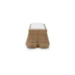 Newport Rattan Rectangular Ottoman W/ Cushion - Image 7