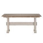 Farmhouse Reimagined Flip Lid Sofa Table Sofa Tables Antique White w/ Chestnut Tops 13