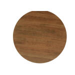 Crafted Cherry Dining by Ben & Erin Napier 60 inch ROUND TABLE w/ Metal Base - Image 7