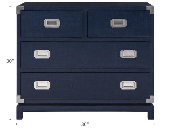 Escape-Coastal Living Home Collection Coastal Campaign Chest - Image 5