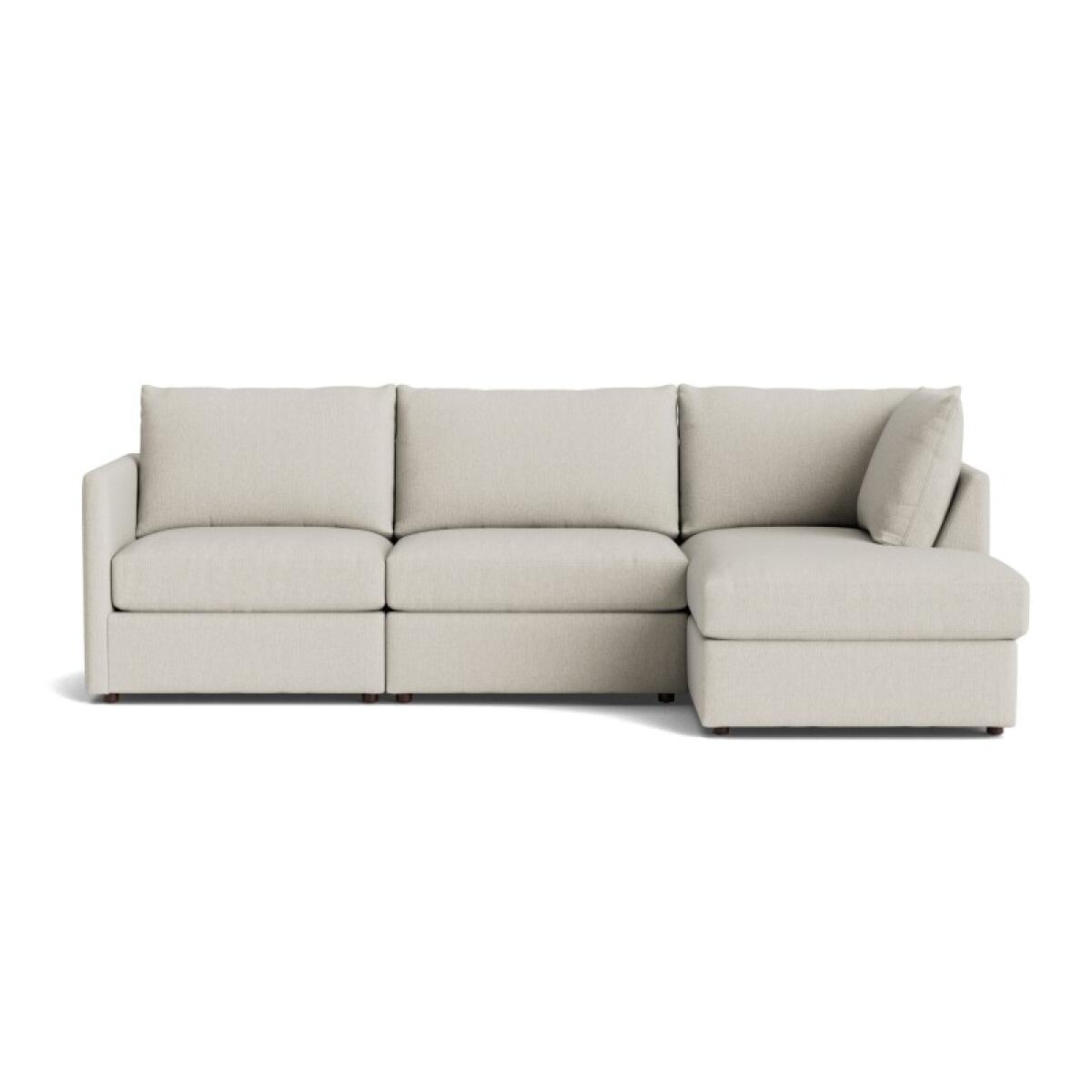 b41907b60f81fa84bf780037ca8e6d83 Beckham Thin Track Arm Modular Sofa with Ottoman - Image 1