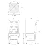 English Ladder-back Dining Chair - Image 3