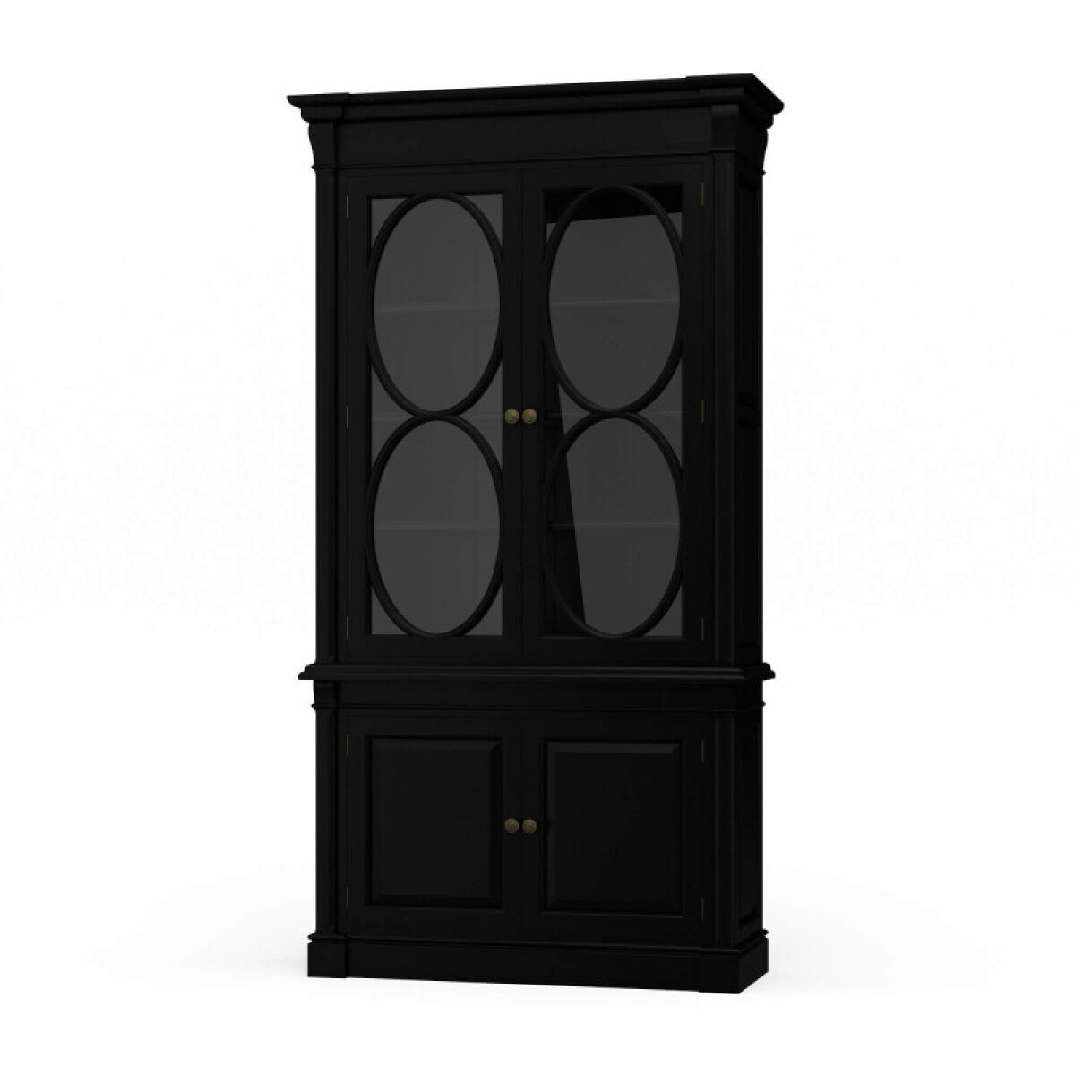 b45d3e97514807b623a9bb67f96a5eda Fiona 4 Door Display Cabinet W/ Glass Shelves - Image 1