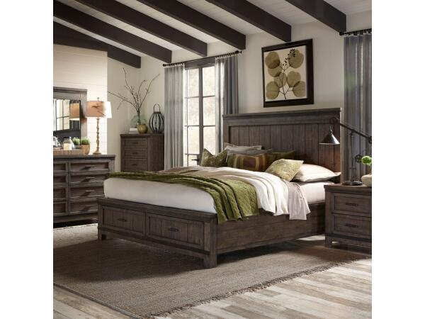 Thornwood Hills King Storage Bed, Dresser & Mirror, Night Stand Bedroom Sets Bedroom Sets