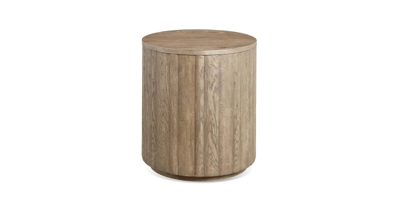 b4736a0964cda626b67eb1e6dcba5c72 Andora Round Plinth End Table - Image 1