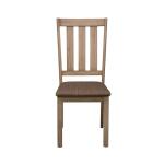 Sun Valley Slat Back Side Chair (RTA) Chairs & Benches Brown 11