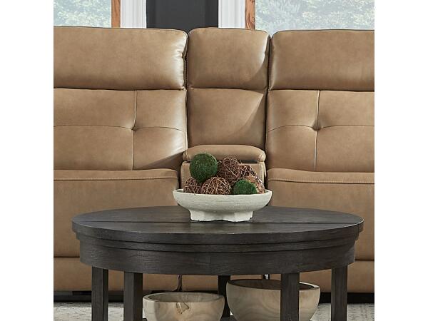 Carrington Console – York Sand Sectional Parts Brown