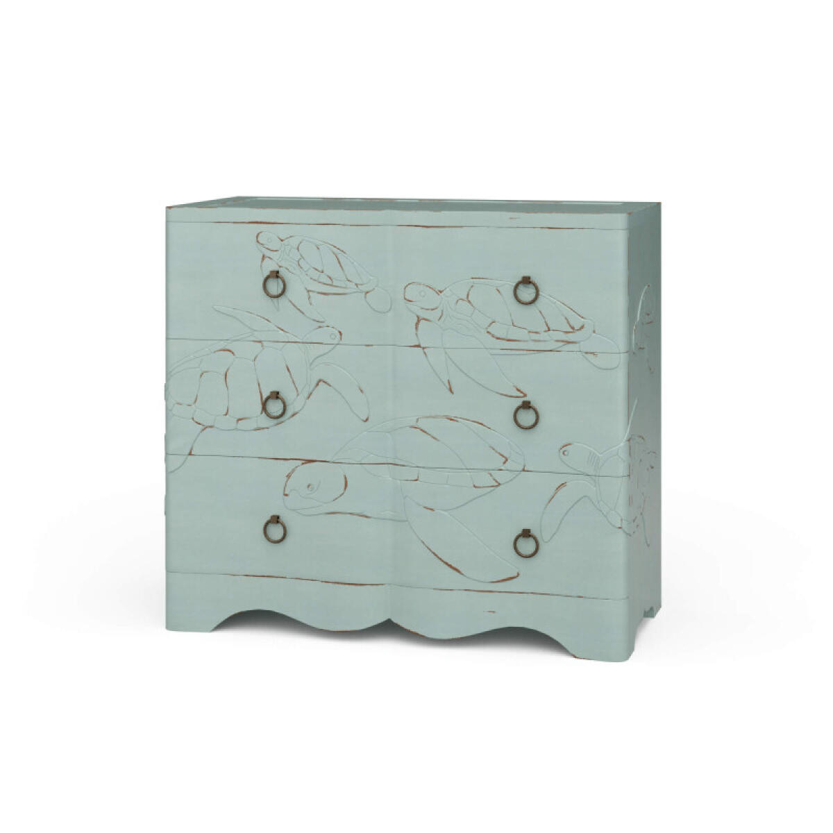 b4e62fd395e8aa21559ab848114aee92 Chelonian Turtle 3 Drawer Chest - Image 1