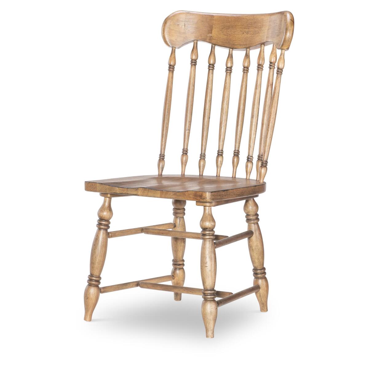 b4eeac43d075408bcea4f1bf562e8394 Turned Spindle Side Chair Barnwood Oak CLH4010-240 - Image 1