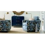 Myles Thin Track Arm Swivel Chair - Image 3