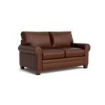 Carolina Leather Roll Arm Loveseat - Image 3