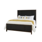 Crafted Cherry By Ben & Erin Napier Cal King Upholstered Bed-Black Fab - 150-662-266-944-MS2
