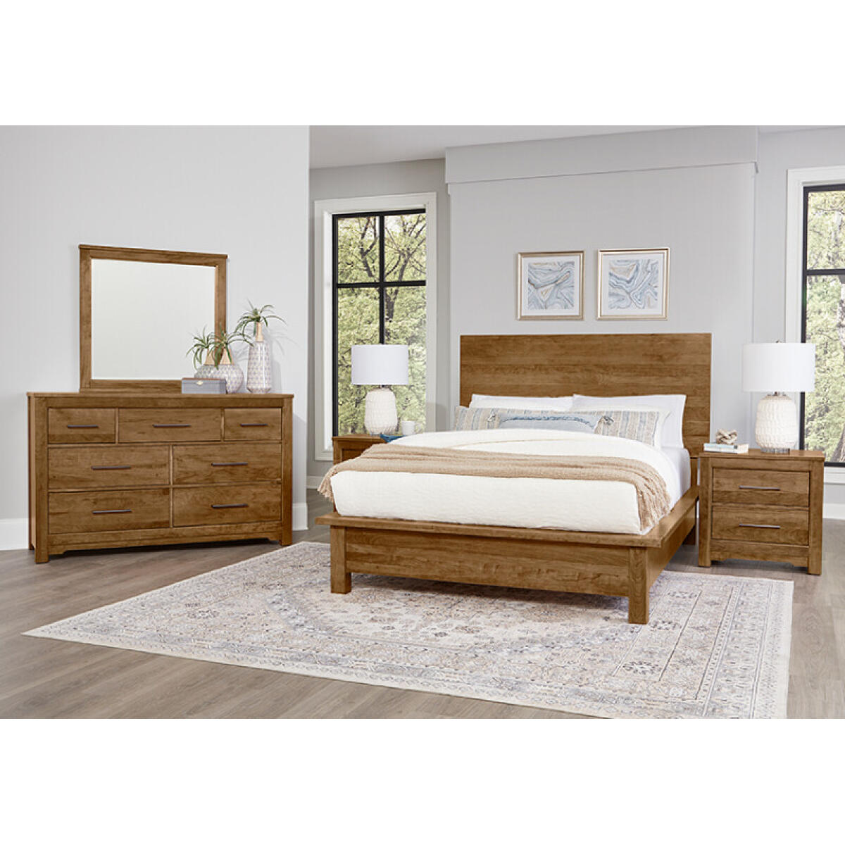Crafted Cherry Bedroom by Ben & Erin Napier LANDSCAPE MIRROR Bedroom Mirrors Brown 2 Crafted Cherry Bedroom by Ben & Erin Napier LANDSCAPE MIRROR Bedroom Mirrors Brown 2