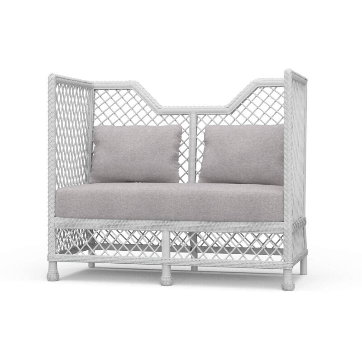 b564acec4b1c61acc7b2813149f7b39b Rabana High Back Rattan Loveseat - Image 1