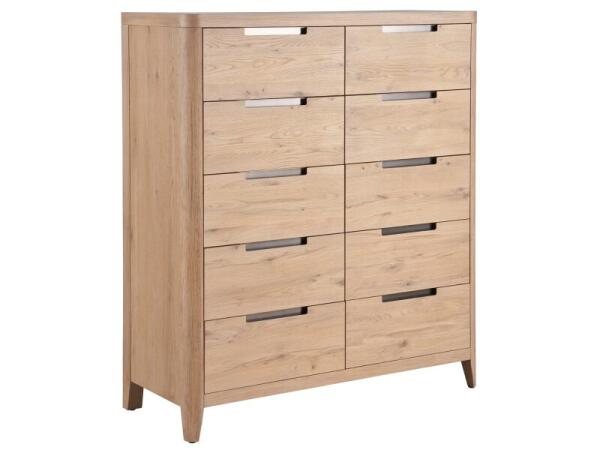 Modern Walker Drawer Chest Chests Brown 10