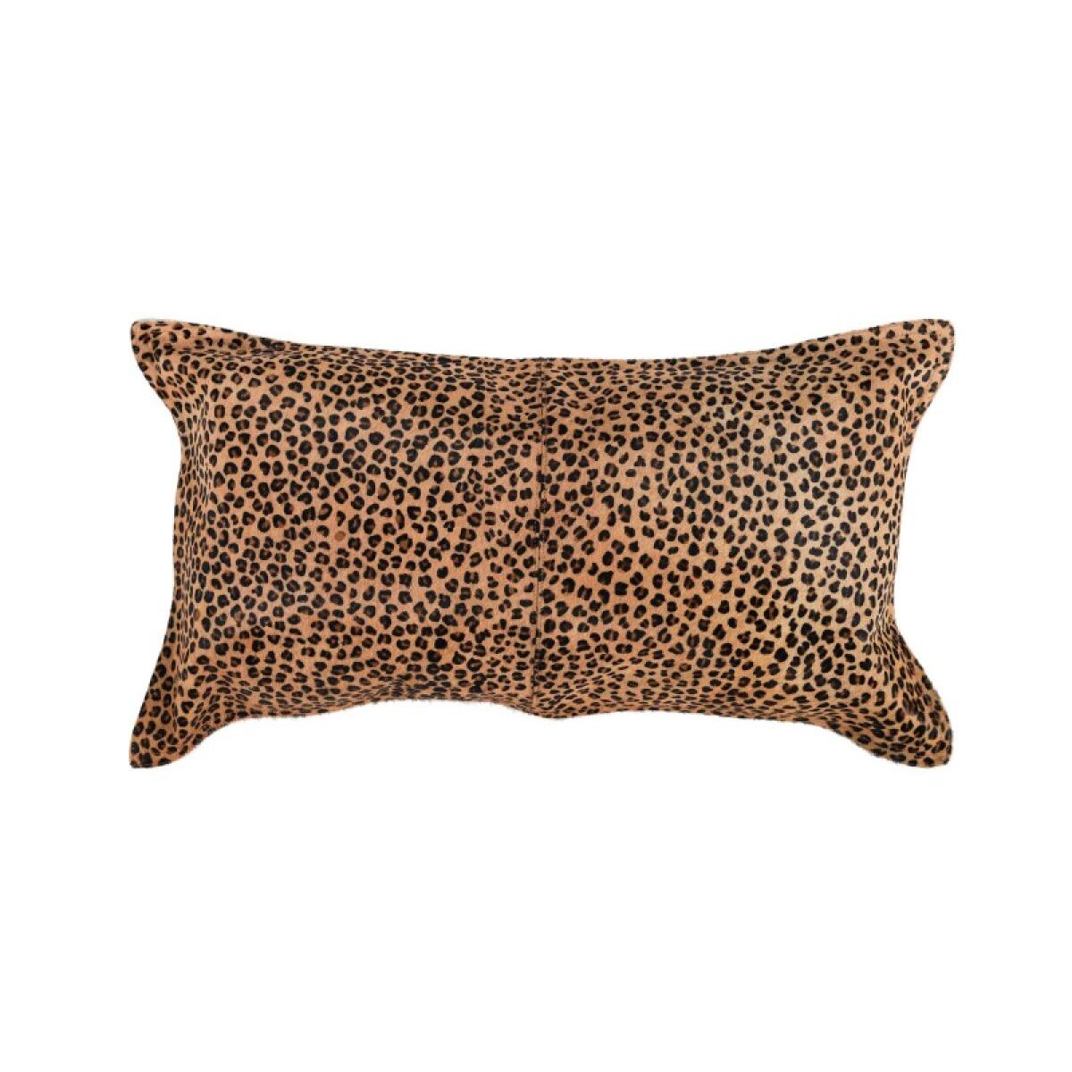 b59d8b2cbc56214ff988e30e4a5ae131 Leopard Hide Lumbar Pillow - Image 1