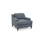 Stockten Indigo English Arm Chair with Casters - Image 2