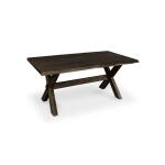 Crossbuck Live Edge Dining Table with Extendable Leaves Dining Tables Bassett Furniture 18