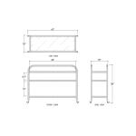 Vannes Bar Cart W/ Rattan - Image 9