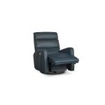 Hudson Leather Track Arm Swivel Glider Power Recliner Recliners Bassett Furniture 13