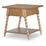 Splayed Bobbin Leg 1 Drw End Table - Image 3