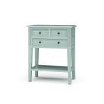Eton 3 Drawer Side Table Chairside Tables Blue 15
