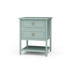 Cholet 2 Drawer Bedside Table W/ Shelf
