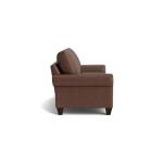 True Custom™ True Custom® Leather Large Roll Arm Sofa - Image 3
