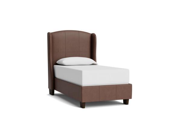 Paris Leather Upholstered Storage Bed Beds Bassett Furniture