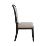 Americana Farmhouse Uph Tufted Back Side Chair - Black - Image 5