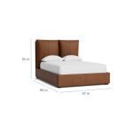 Greer Leather Upholstered Bed - Image 5