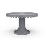 Scalloped Round Rattan Dining Table 48” Dining Tables Bramble 13