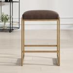 Atticus Counter Stool, Gold Barstools Barstools 13