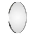 Pursley Oval Mirror, Nickel - Image 6