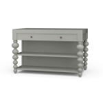 Soluna Kitchen Island W/ Butcher Block
