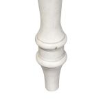 Whitney Rectangular Leg Table Dining Tables Antique Linen w/ Weathered Gray 26