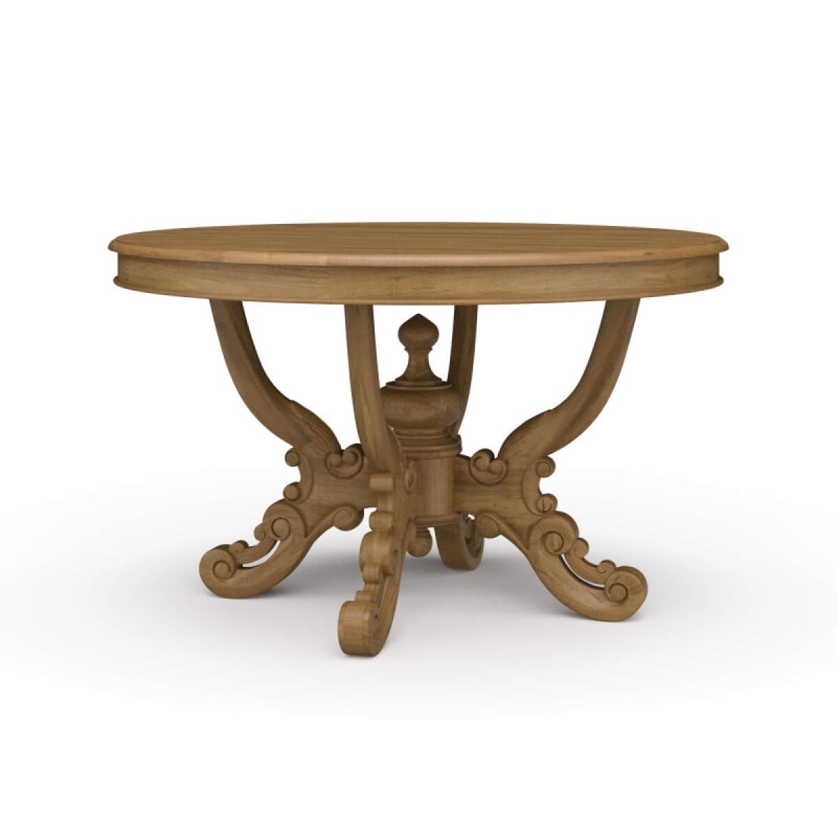 b73eb8d2242a9a7cfac12eb63025242a Mandolin Dining Table W/ Solid Hardwood Top - Image 1