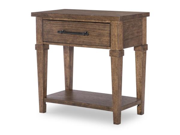 One Drawer Nightstand Nightstands Brown
