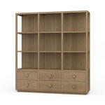 Cohan Open Cabinet W/ 6 Drawers