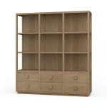 Cohan Open Cabinet W/ 6 Drawers