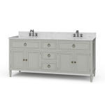 Cholet Double Vanity W/ Sink & Marble Top