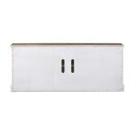 Magnolia Manor TV Console Entertainment Stands Antique White & Weathered Bark 16