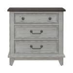 River Place 3 Drawer Nightstand w/ Charging Station Nightstands Liberty Furniture 19