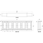 French Hens Media Console Entertainment Stands Batavia Black 10