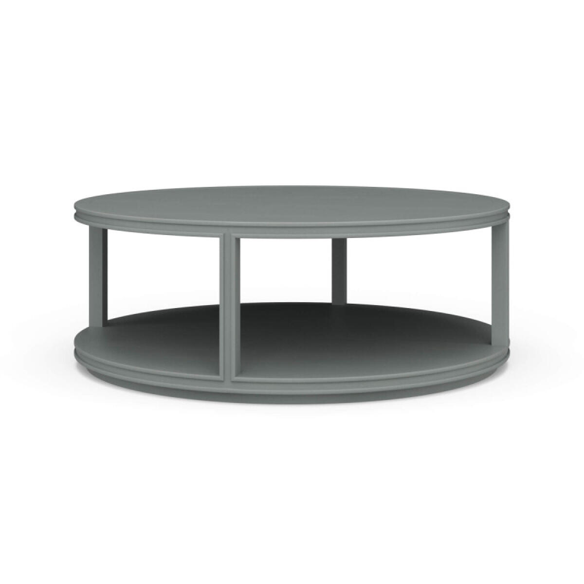 b7e63b99067a99ddfca8d29b644edd55 Cohan Round Coffee Table W/ Wood Shelf - Image 1