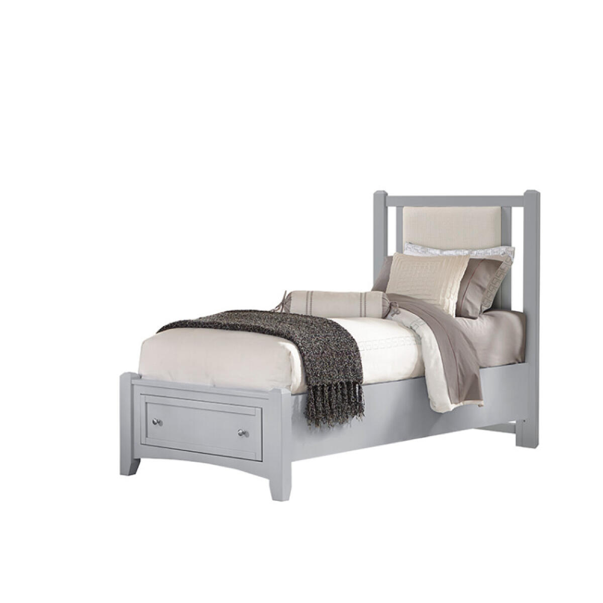b7ee6fe5e2195fb694914c71c5dafde4 Bonanza TWIN UPHOLSTERED STORAGE BED 3/3 - LINEN - Image 1